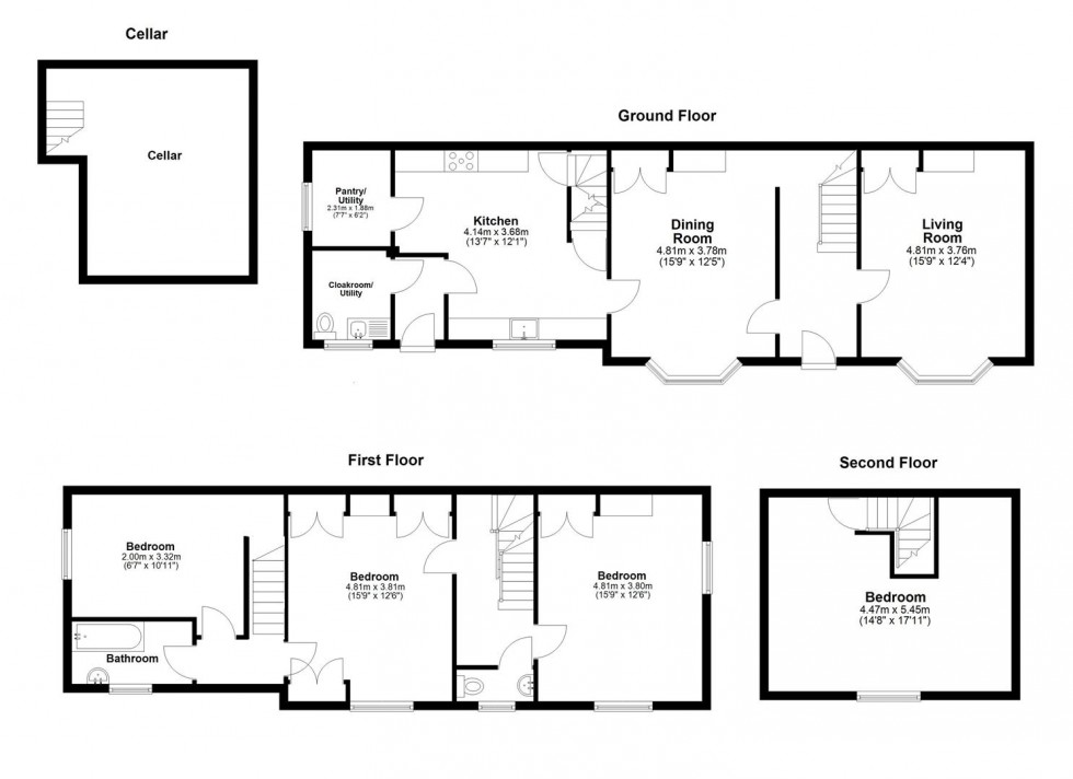 Floorplan for Cromwell Road, Maidstone