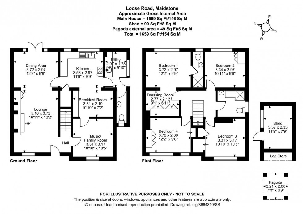 Floorplan for Loose Road, Maidstone