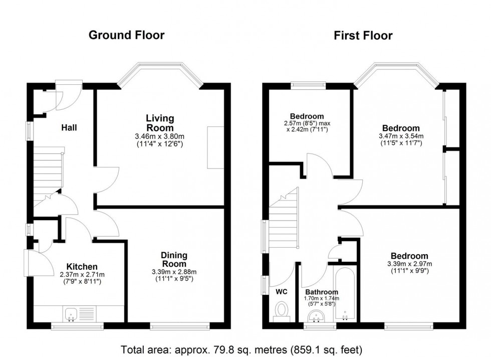 Floorplan for Poplar Grove, Allington, Maidstone