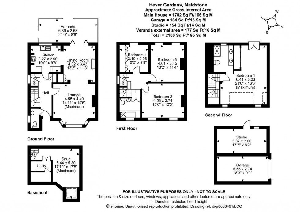 Floorplan for Hever Gardens, Maidstone