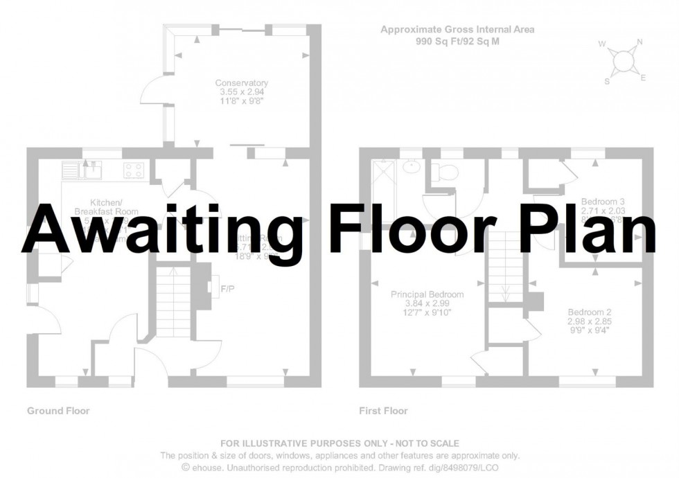 Floorplan for New Road, Ditton, Aylesford