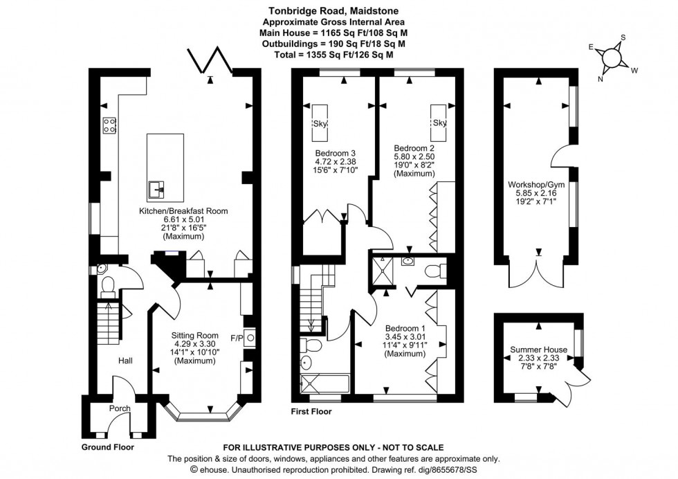 Floorplan for Tonbridge Road, Maidstone
