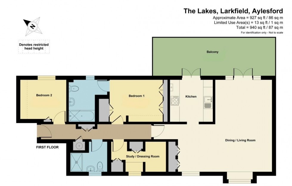 Floorplan for The Lakes, Larkfield