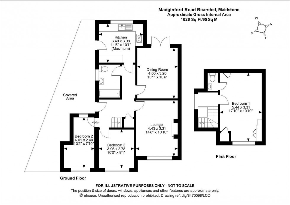 Floorplan for Madginford Road, Bearsted, Maidstone