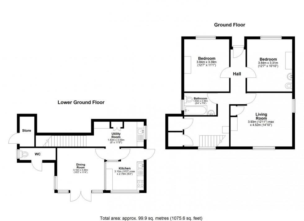 Floorplan for Rochester Road, Cuxton, Rochester