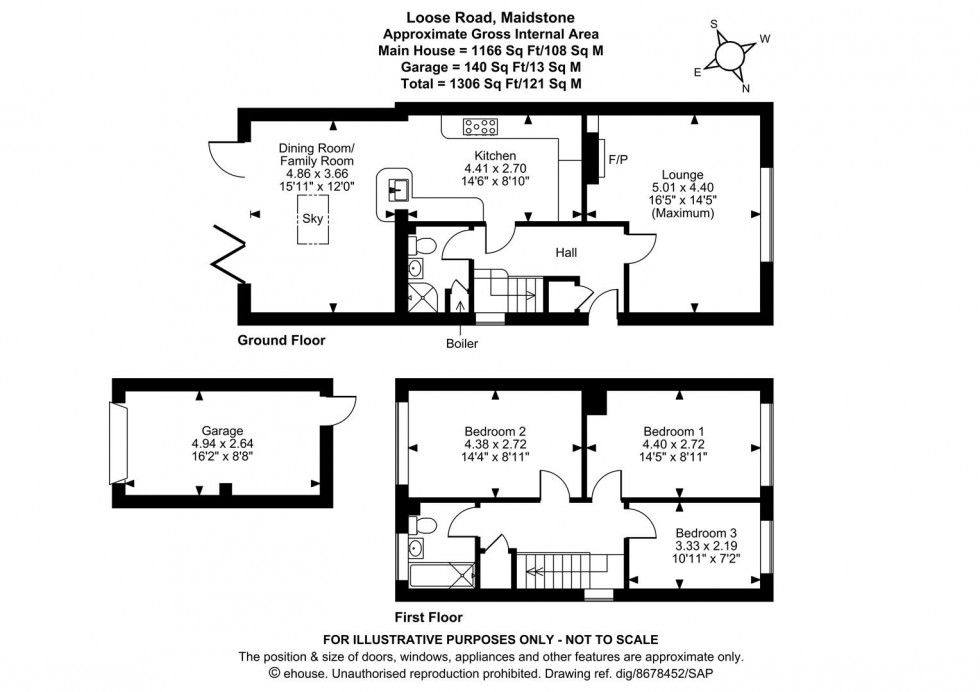 Floorplan for Loose Road, Maidstone