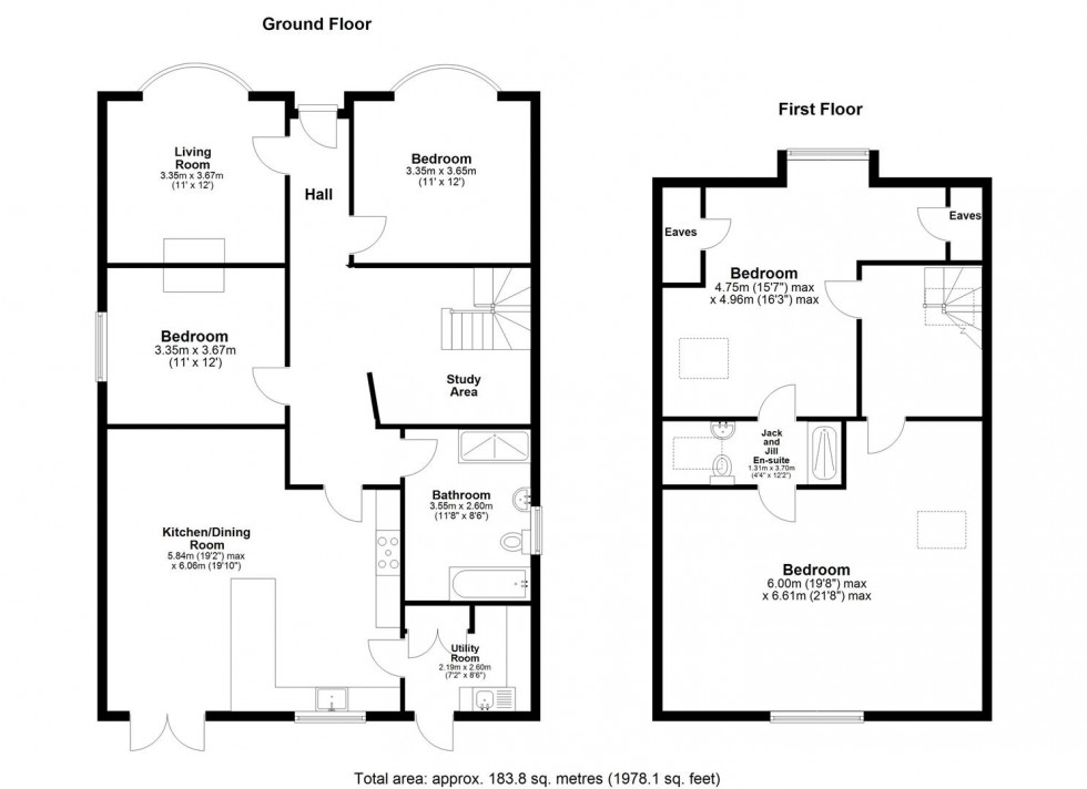 Floorplan for Charlton Lane, West Farleigh, Maidstone