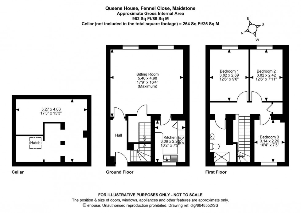 Floorplan for Fennel Close, Maidstone