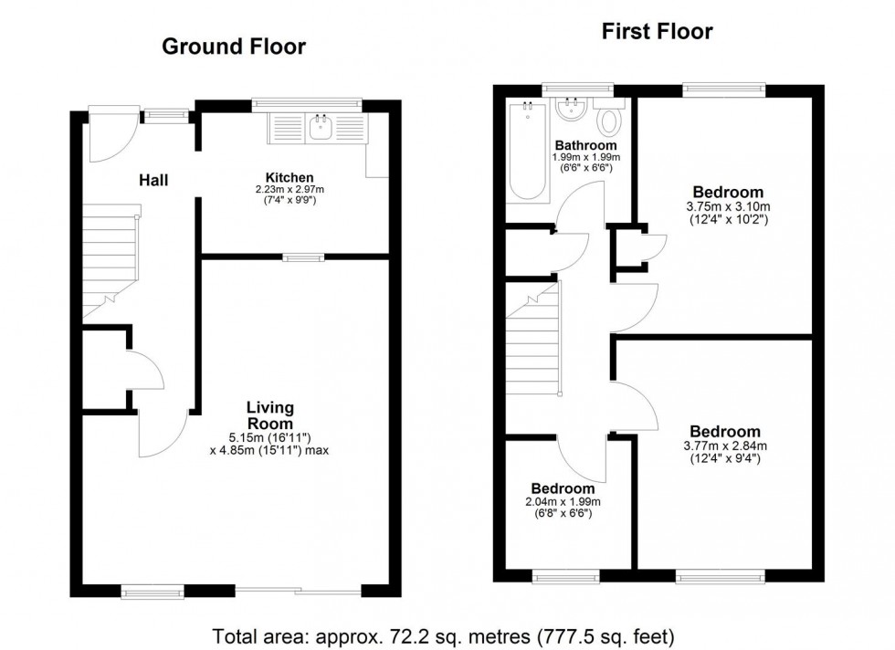 Floorplan for Bonnington Road, Vinters Park, Maidstone