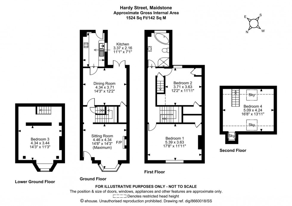Floorplan for Hardy Street, Maidstone