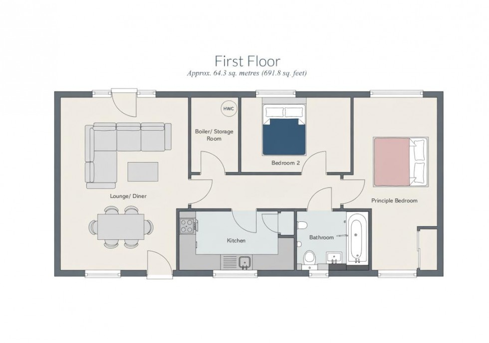 Floorplan for Amisse Drive, Snodland