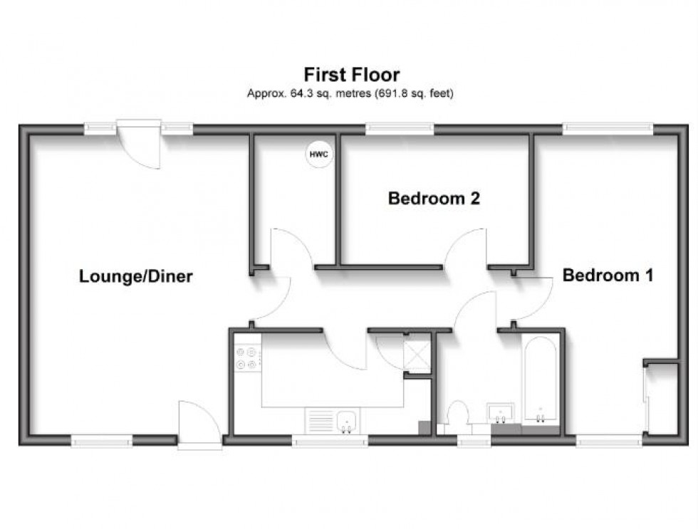 Floorplan for Amisse Drive, Snodland