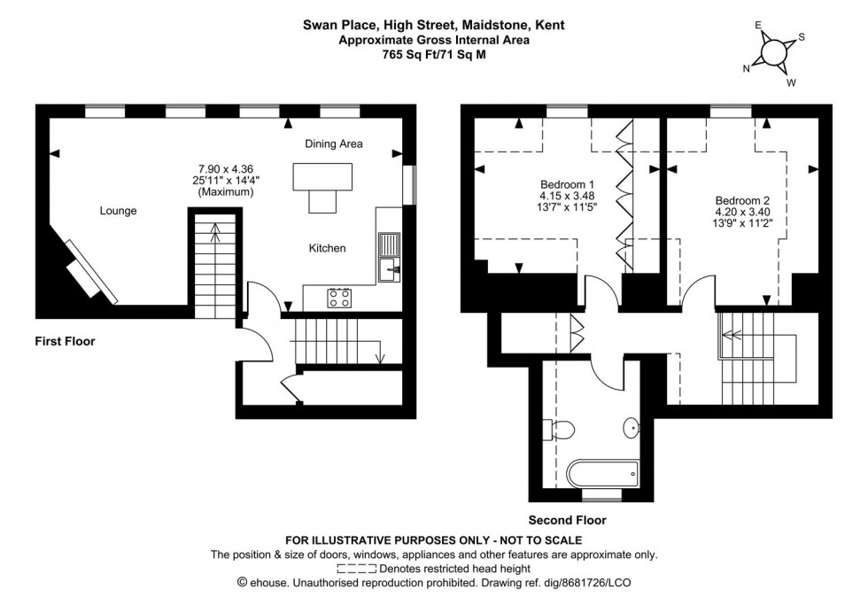 Floorplan for High Street, Yalding, Maidstone