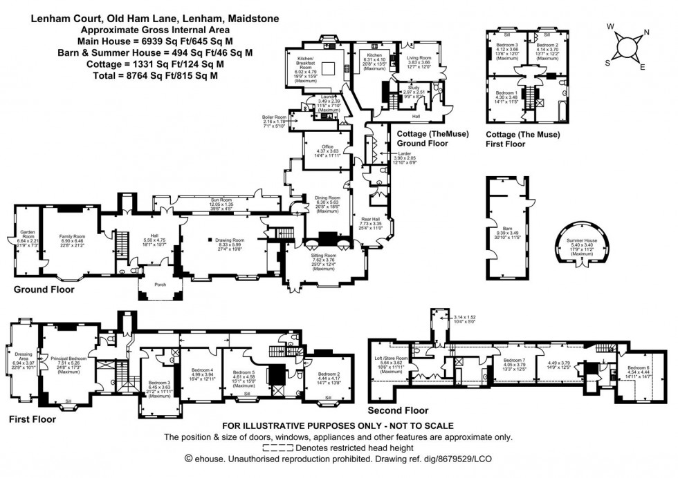 Floorplan for Ham Lane, Lenham