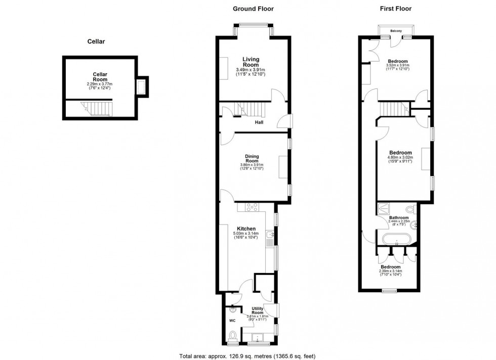 Floorplan for Heath Road, Maidstone