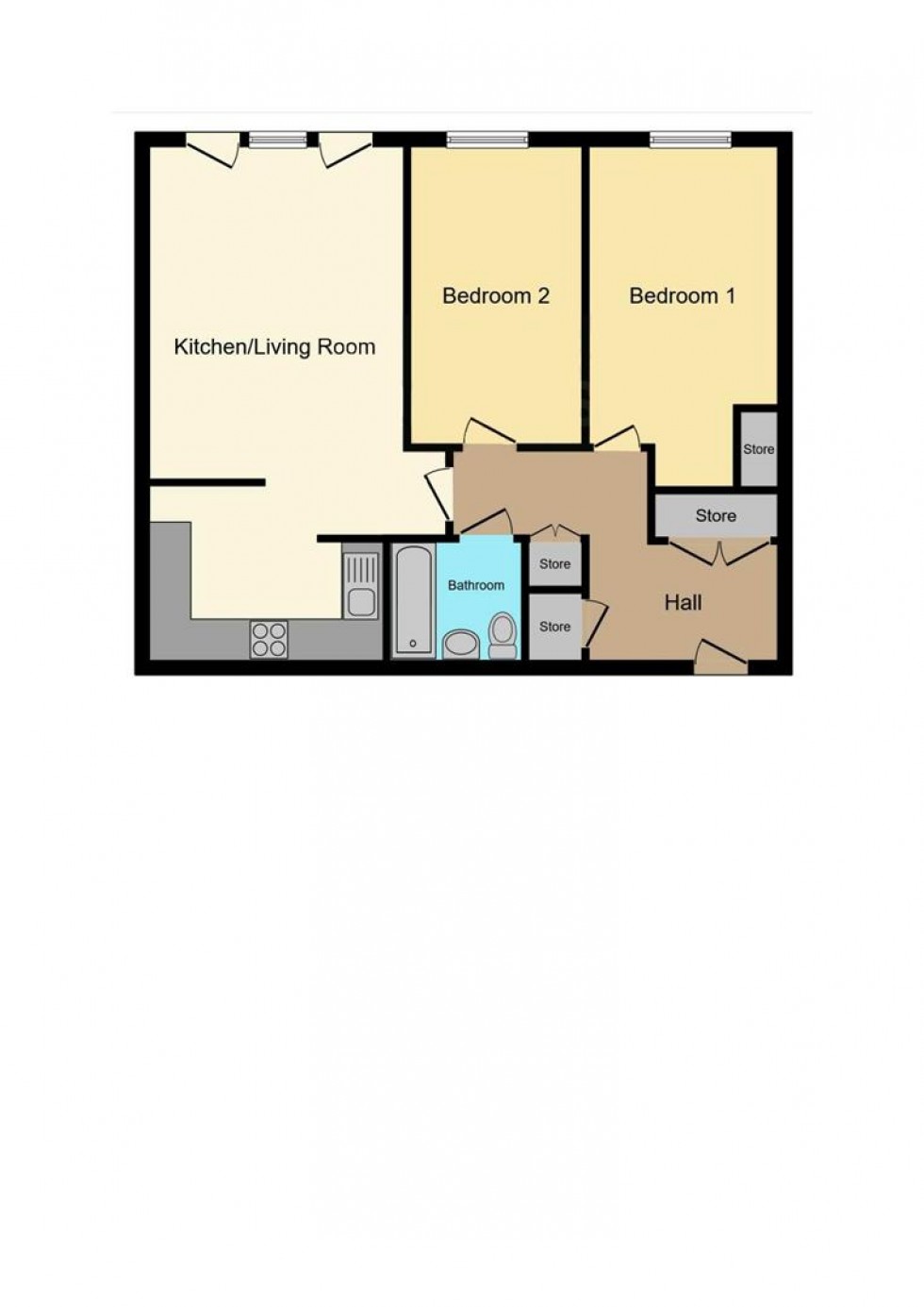 Floorplan for Hart Street, Maidstone