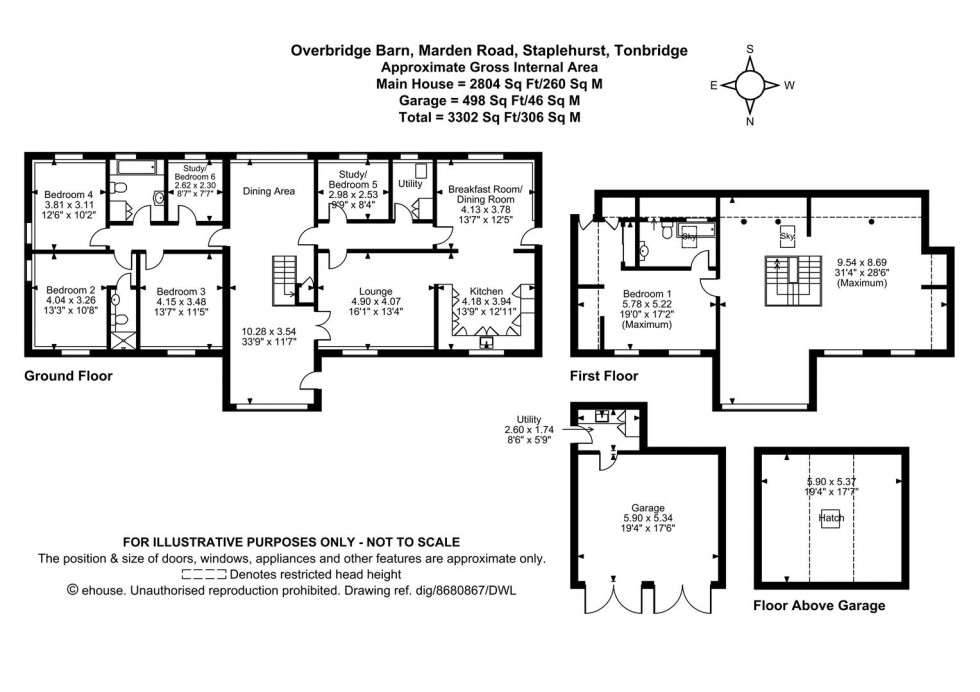 Floorplan for Marden Road, Staplehurst, Tonbridge