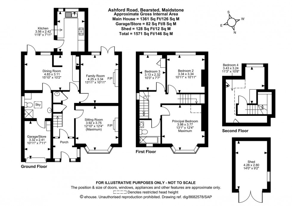 Floorplan for Ashford Road, Bearsted, Maidstone