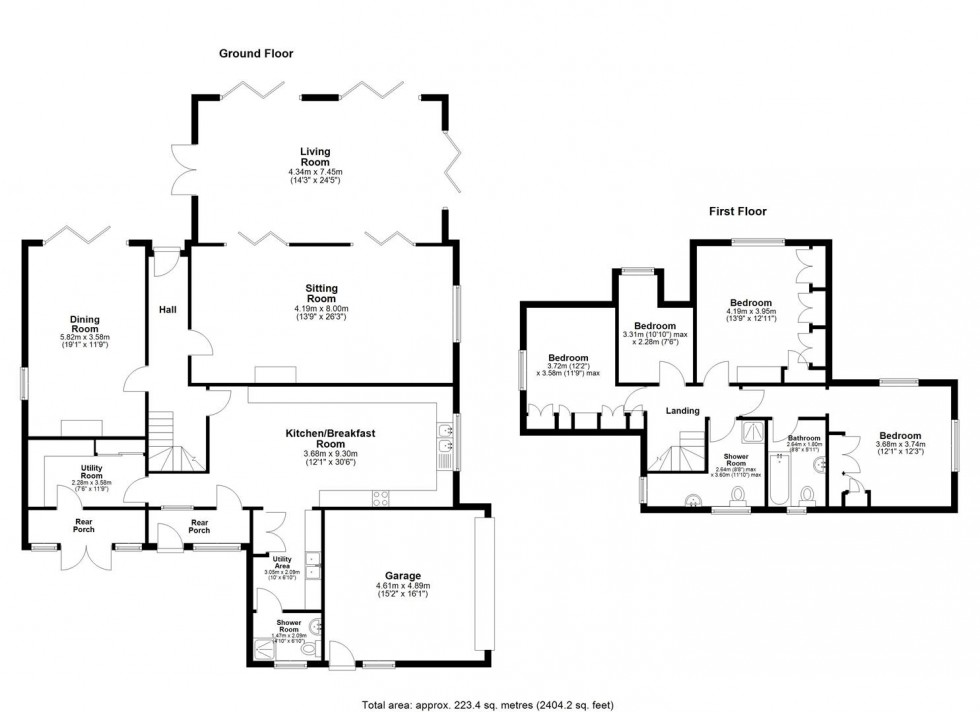 Floorplan for Teston Corner, Teston, Maidstone