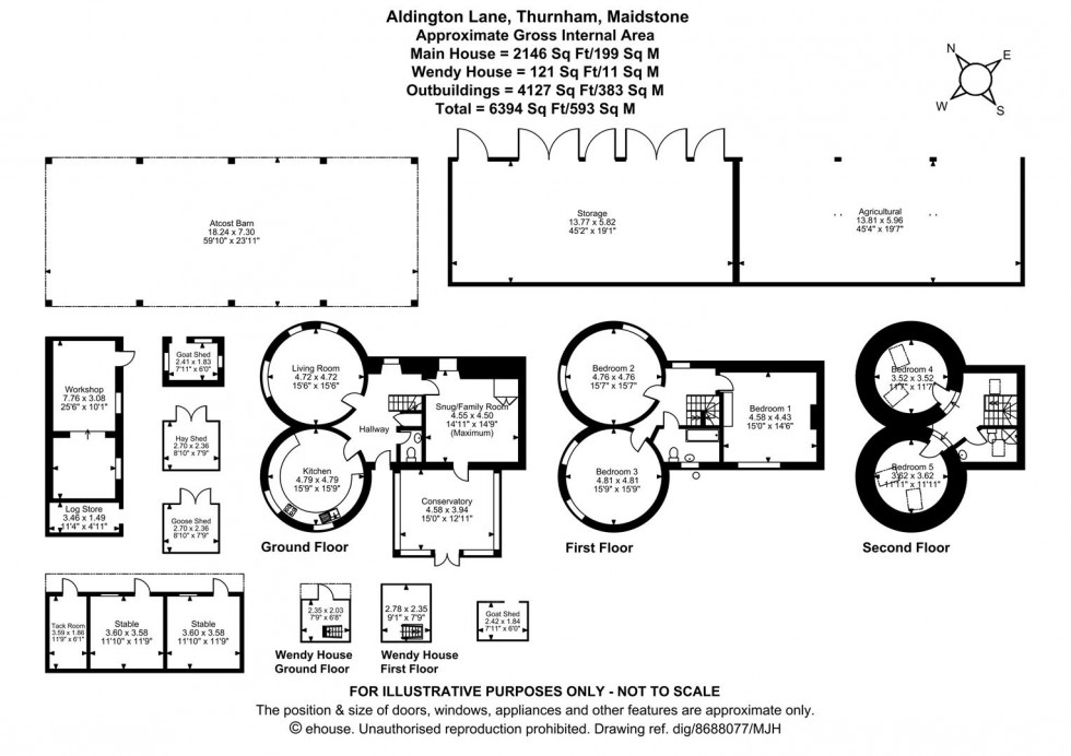 Floorplan for Aldington Lane, Thurnham, Maidstone