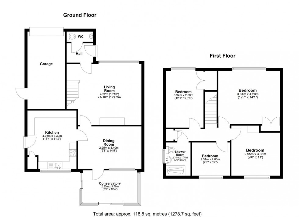 Floorplan for Lamberhurst Road, Maidstone