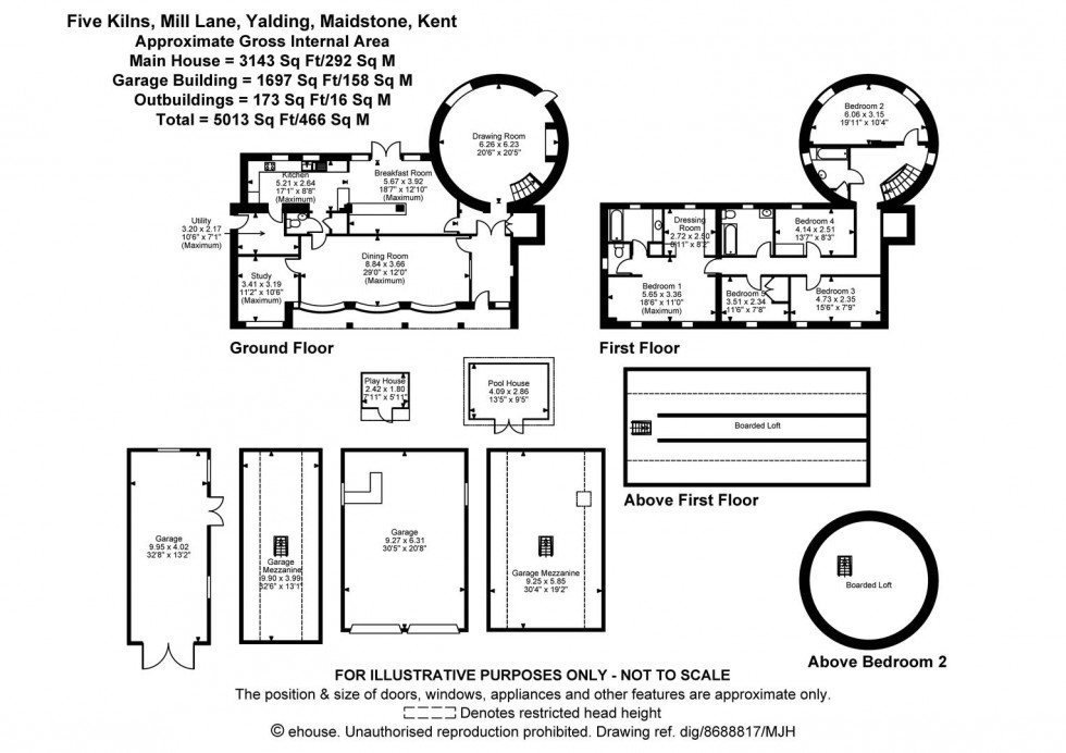 Floorplan for Mill Lane, Yalding, Maidstone