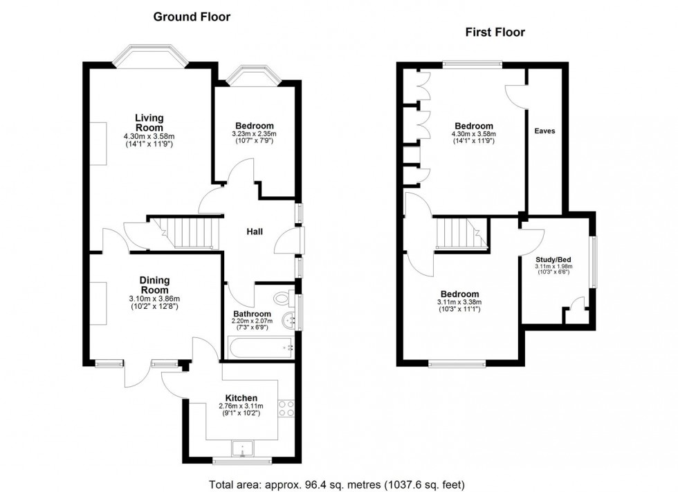 Floorplan for Grace Avenue, Maidstone