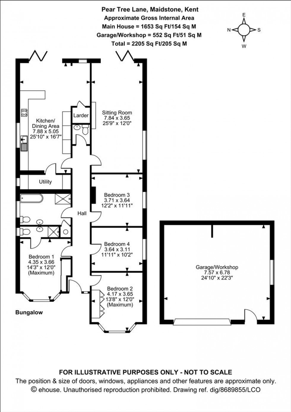 Floorplan for Pear Tree Lane, Maidstone