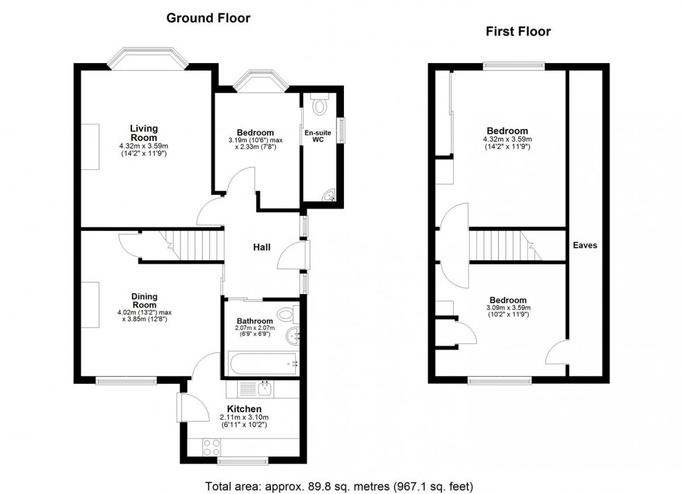 Floorplan for London Road, Maidstone