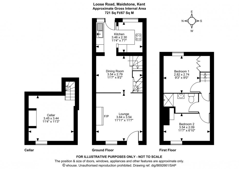 Floorplan for Loose Road, Maidstone