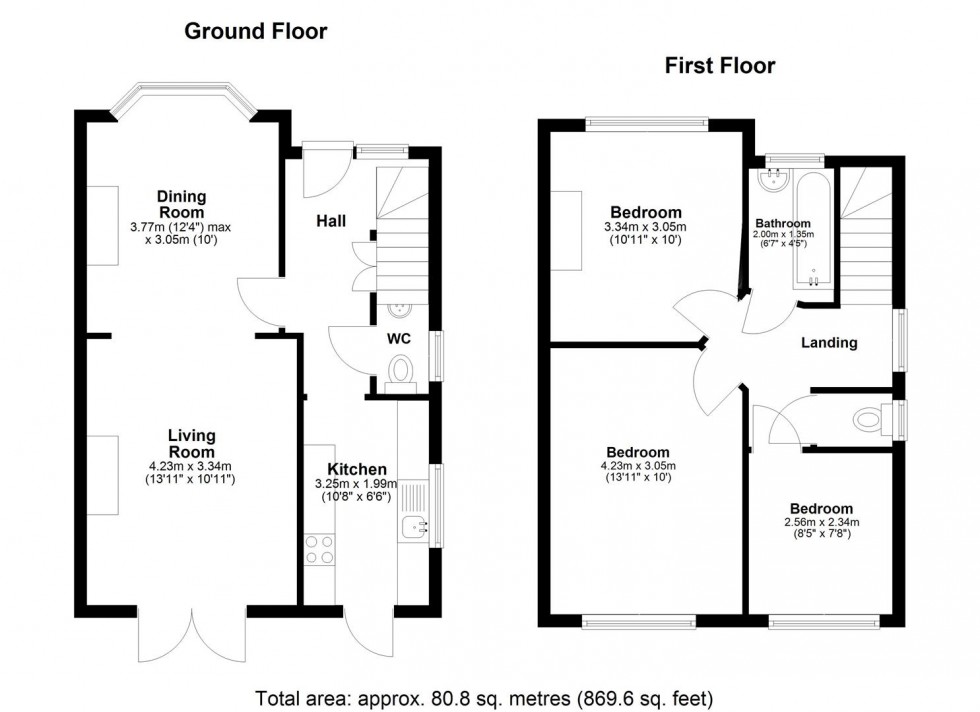 Floorplan for Loose Road, Maidstone