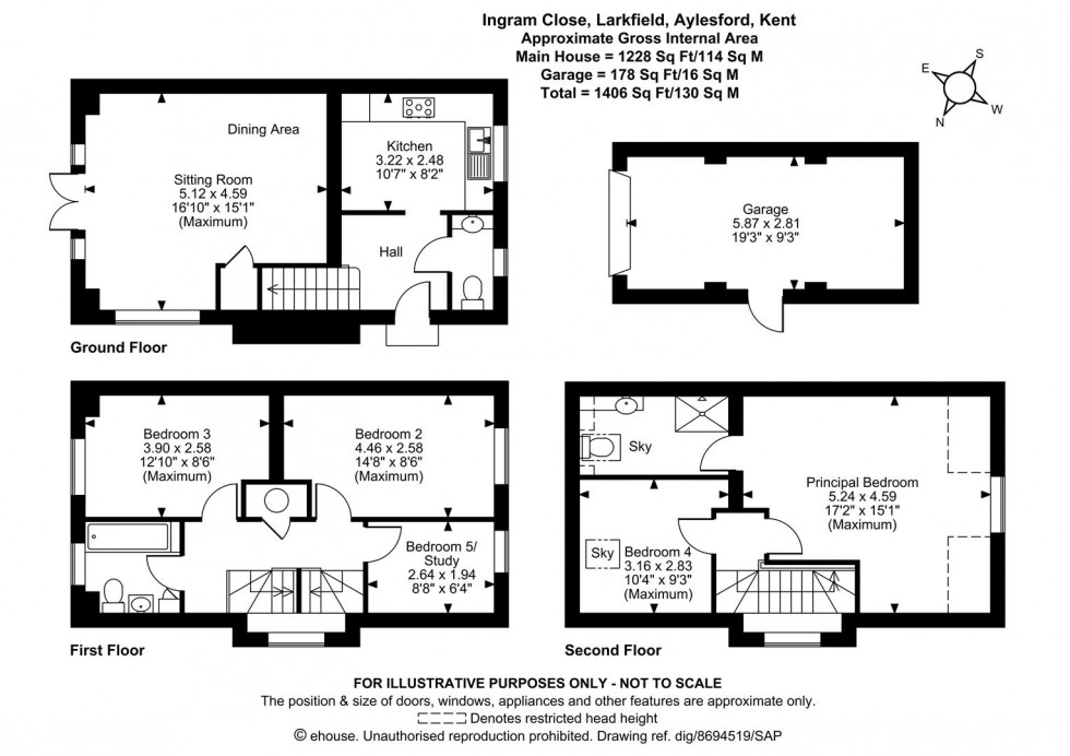 Floorplan for Ingram Close, Larkfield, Aylesford