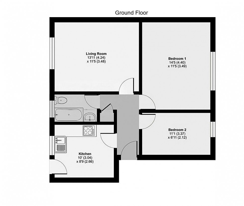 Floorplan for Roseholme, Maidstone