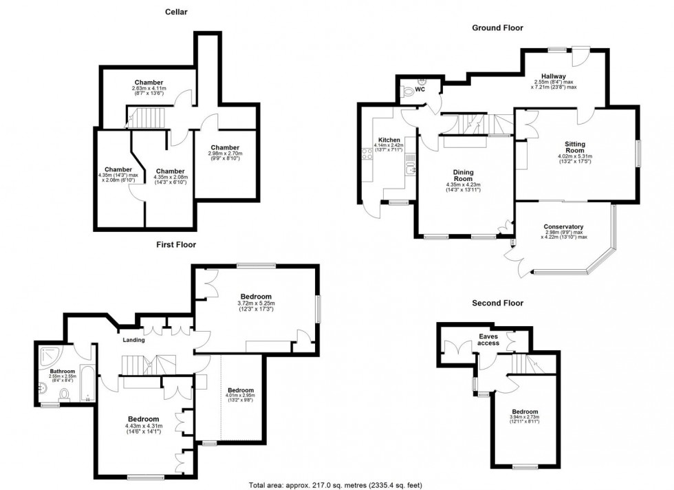 Floorplan for Queens Avenue, Maidstone