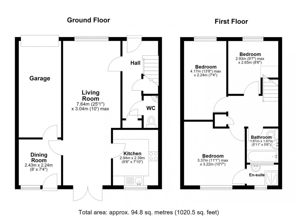 Floorplan for Blacksmith Drive, Weavering