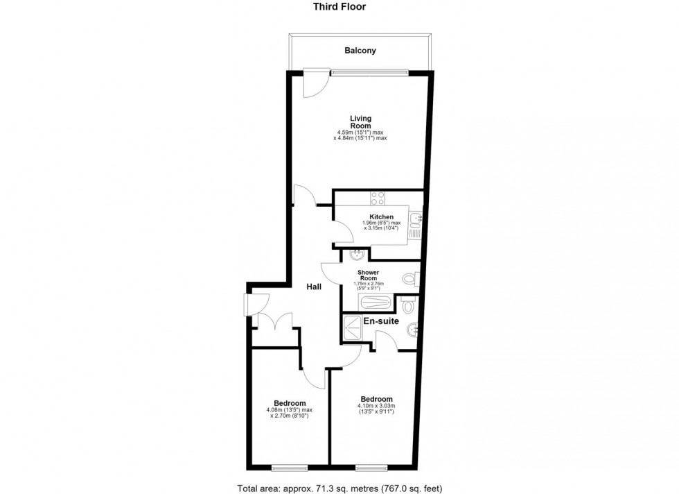 Floorplan for Hart Street, Maidstone