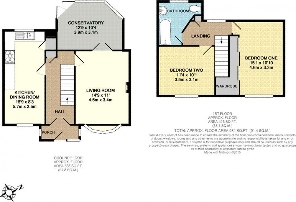 Floorplan for Mosquito Road, West Malling