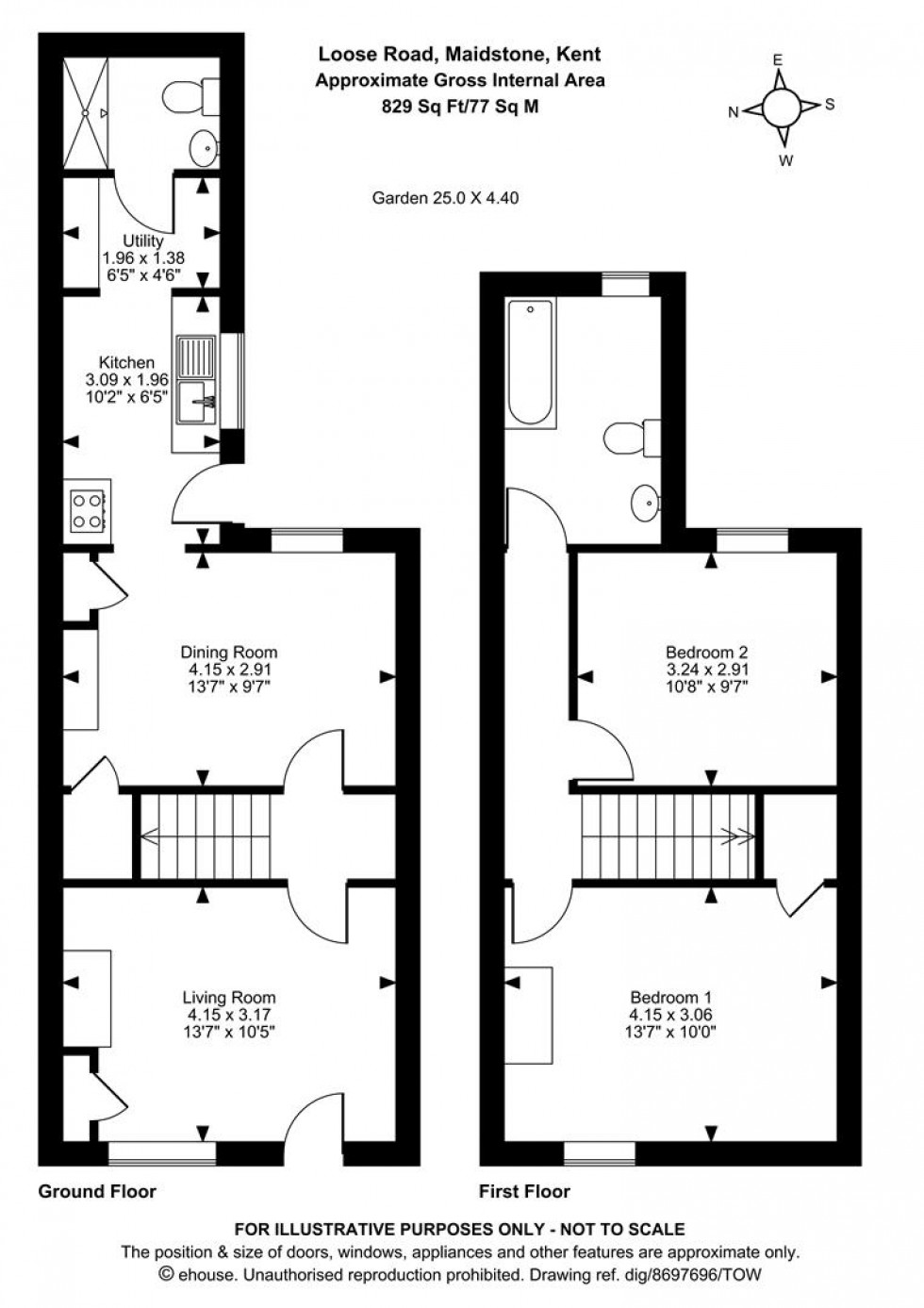 Floorplan for Loose Road, Maidstone