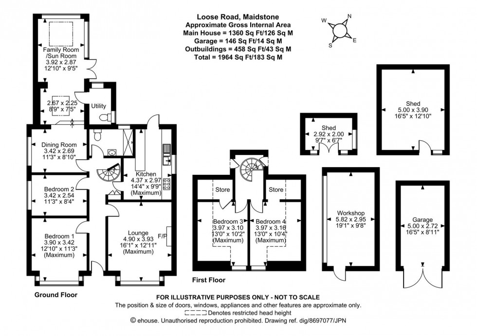 Floorplan for Loose Road, Maidstone
