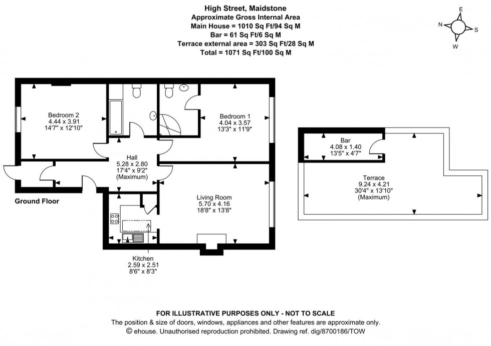 Floorplan for High Street, Maidstone